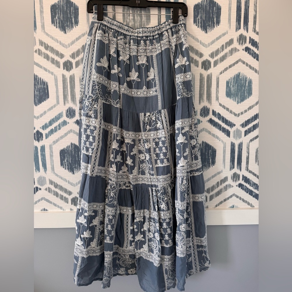 Maeve Embroidered Skirt - Picture 4 of 4